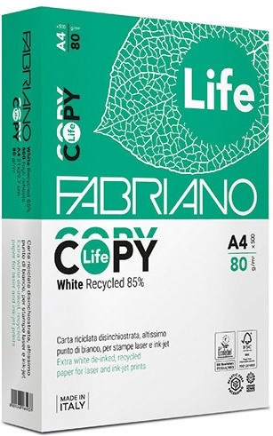 Hartie copiator Fabriano Copy Life А4 80g/m2 500p
