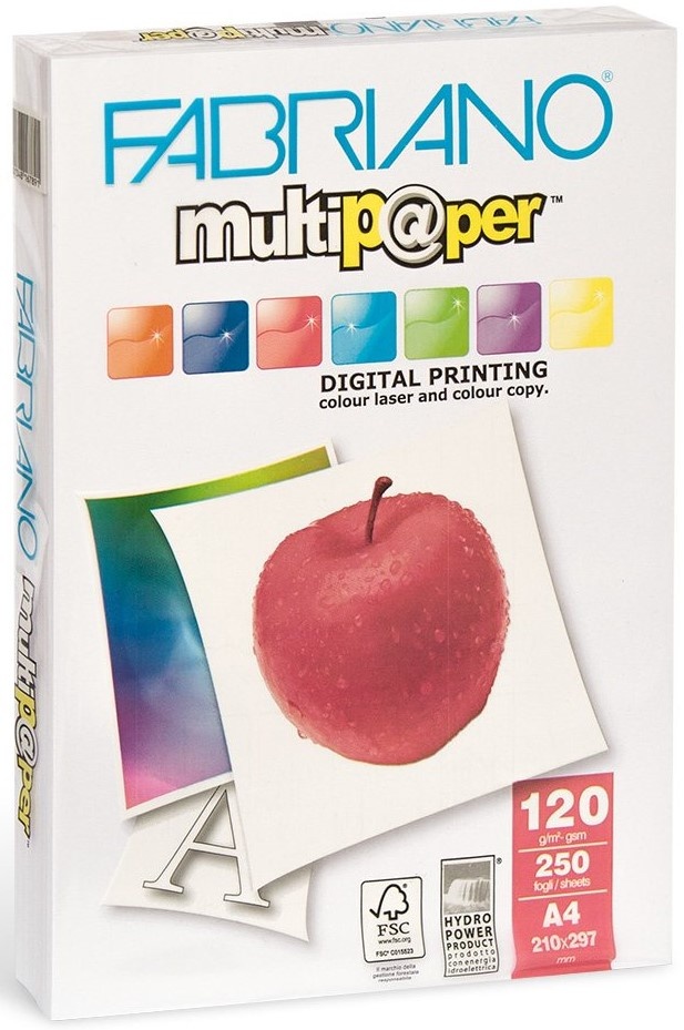 Бумага для печати Fabriano Multipaper А4 120g/m2 250p