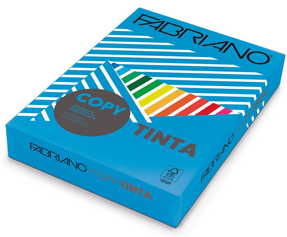 Hartie copiator Fabriano Tinta A4 160g/m2 250p Azzurro
