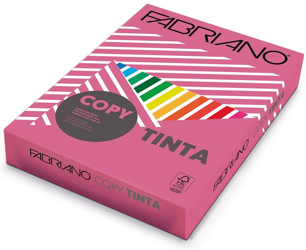 Hartie copiator Fabriano Tinta A4 160g/m2 250p Fucsia