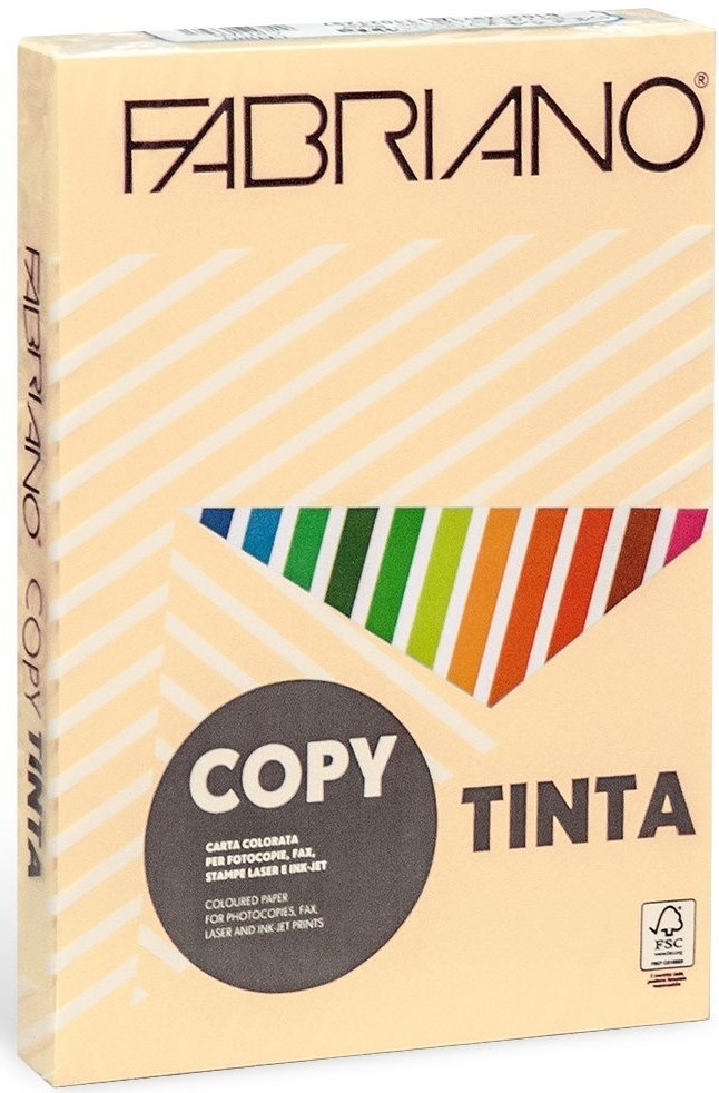 Hartie copiator Fabriano Tinta A4 200g/m2 100p Albicocca