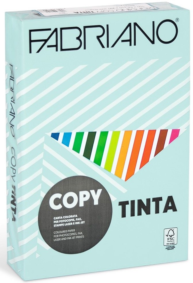 Hartie copiator Fabriano Tinta A4 80g/m2 500p Celeste Chiaro