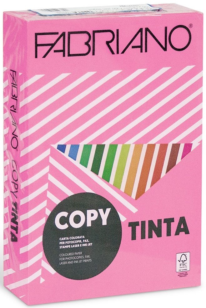 Hartie copiator Fabriano Tinta A4 80g/m2 500p Fucsia