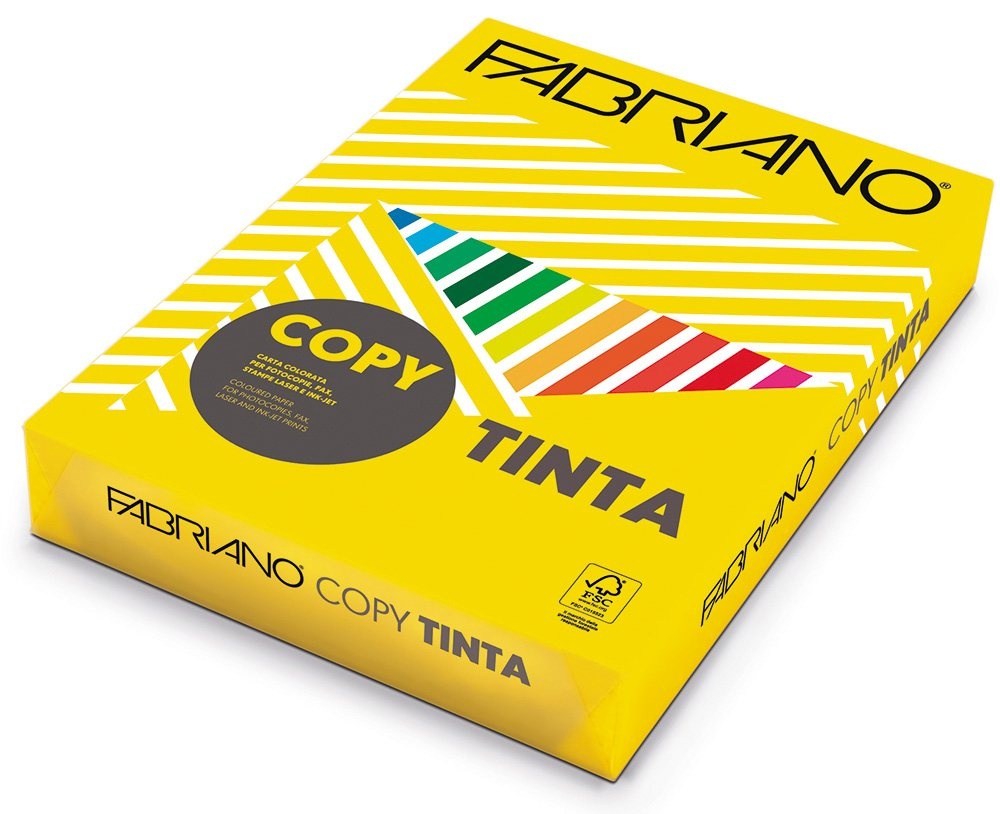 Hartie copiator Fabriano Tinta A4 80g/m2 500p Giallo