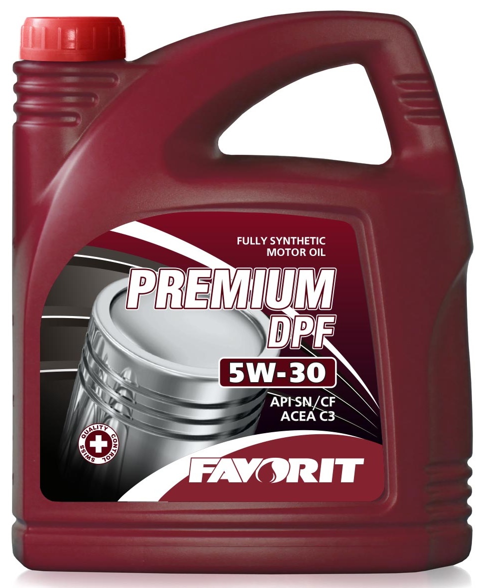 Моторное масло Favorit Premium DPF 5W-30 5L