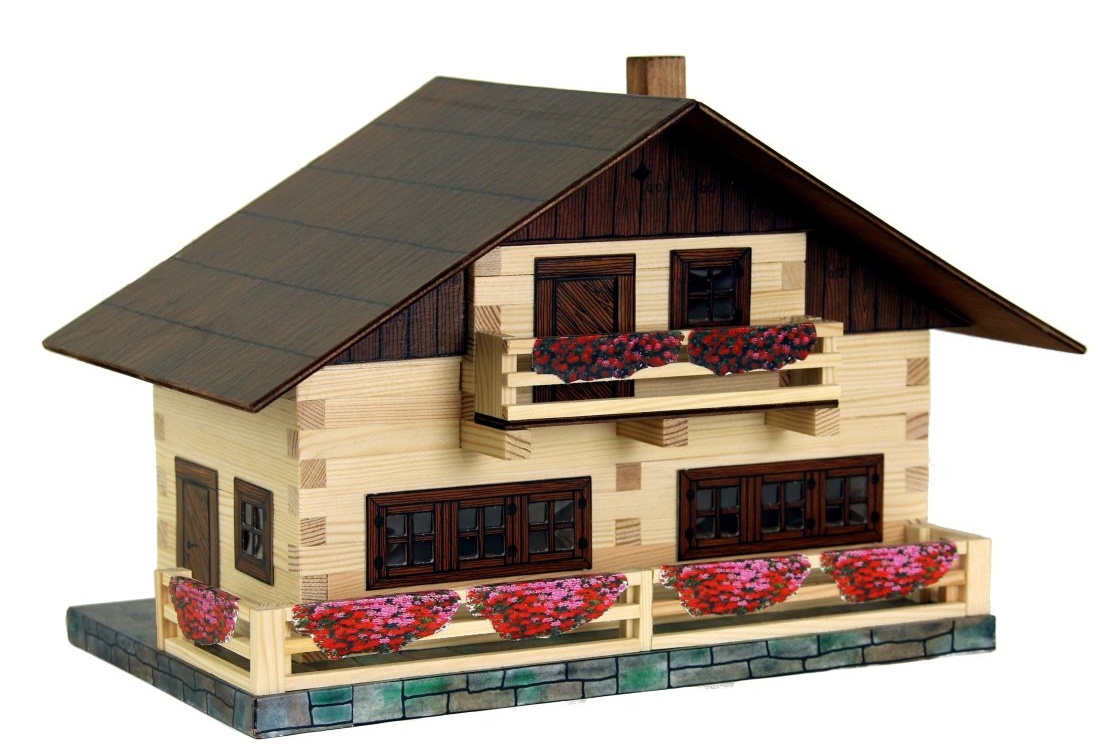 3D пазл-конструктор Walachia Alpine House (W43)