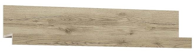 Raft de perete Астрид-Мебель Kvadro-39 Oak Delano Light