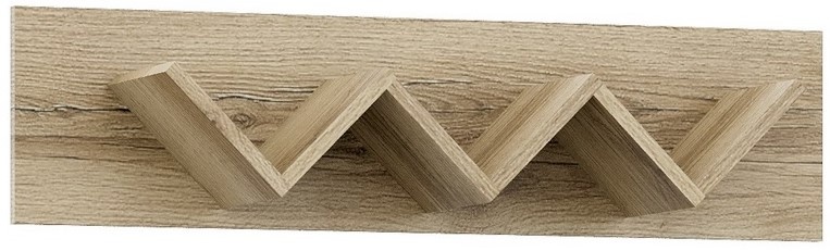Навесная полка Астрид-Мебель Kvadro-41 Oak Delano Light