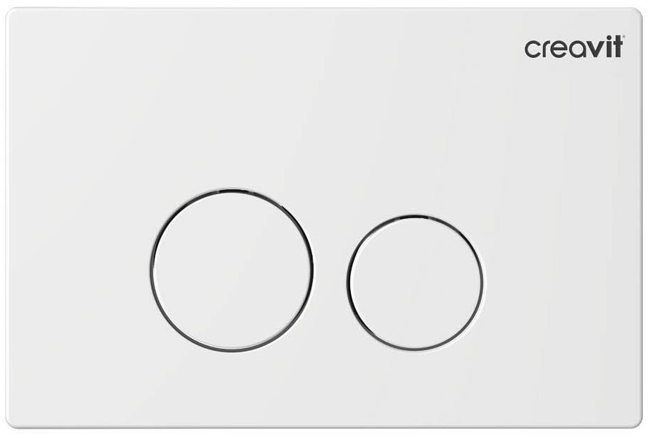 Кнопка смыва Creavit GP9001.00 White