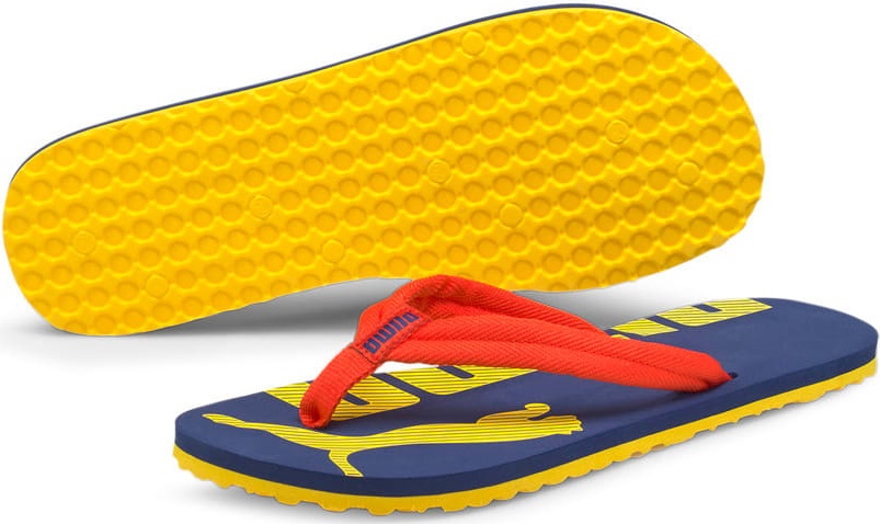 Шлёпанцы детские Puma Epic Flip v2 Elektro Blue/Poppy Red 38