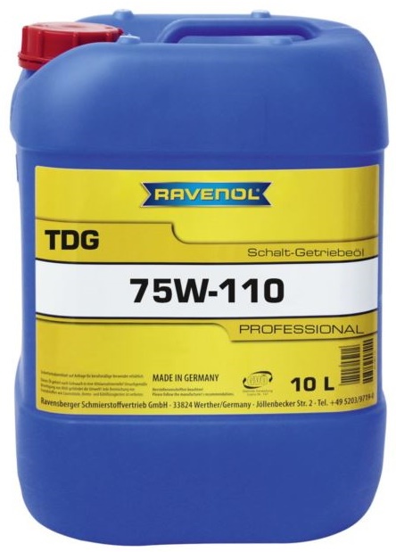 Трансмиссионное масло Ravenol TDG 75W-110 10L