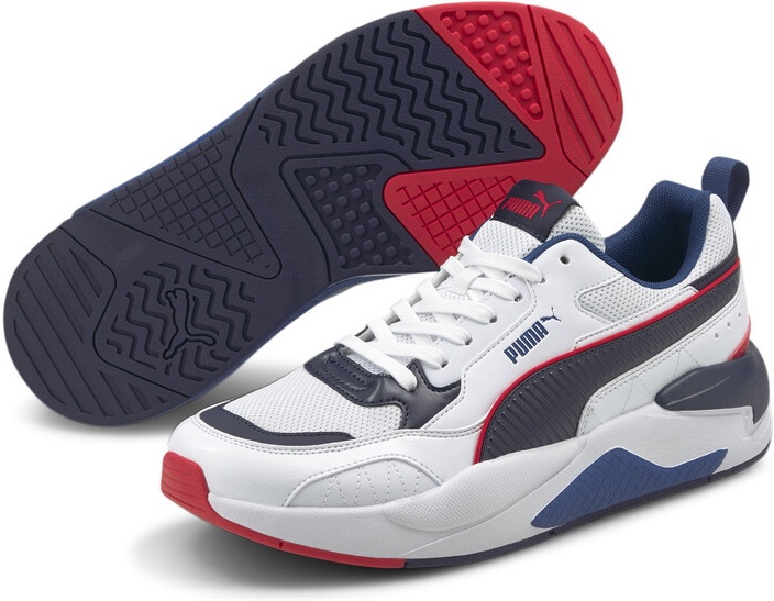 Кроссовки мужские Puma X-Ray 2 Square Puma White/Peacoat/Limoges/High Risk Red 41