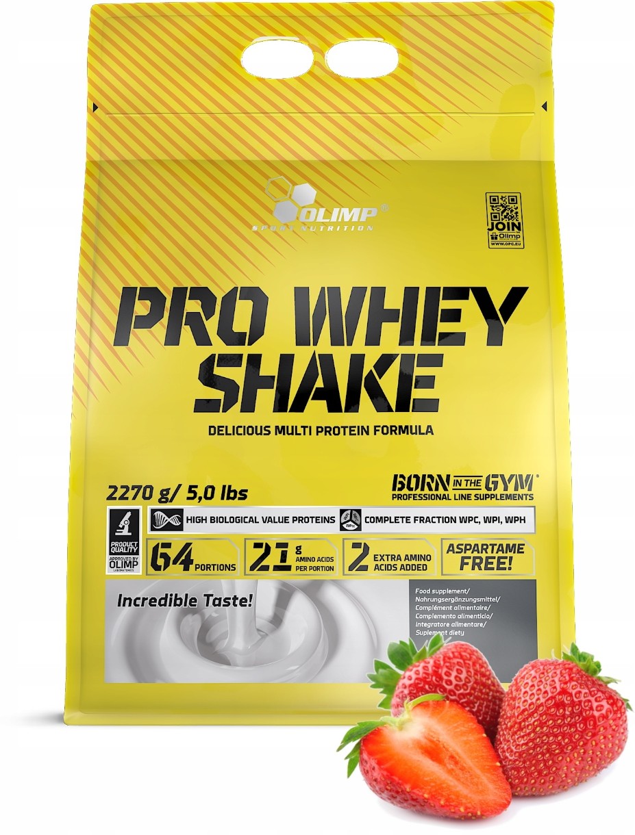 Протеин Olimp Pro Whey Shake Strawberry 2.27kg