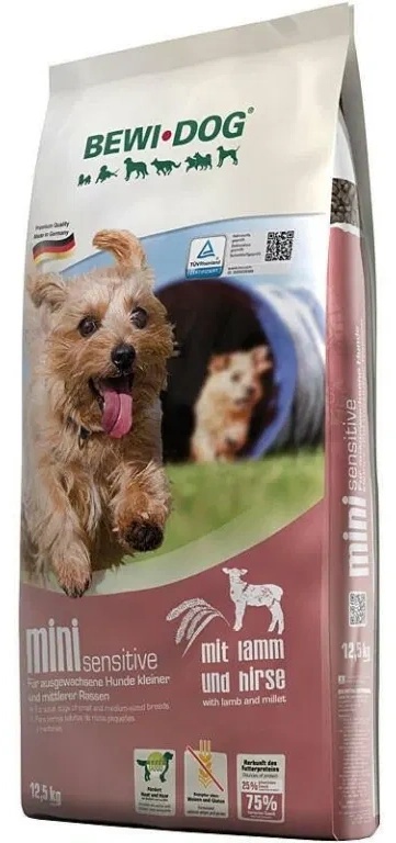 Hrană uscată pentru câini Bewi Dog Mini Sensitive Lamb & Rice 12.5kg