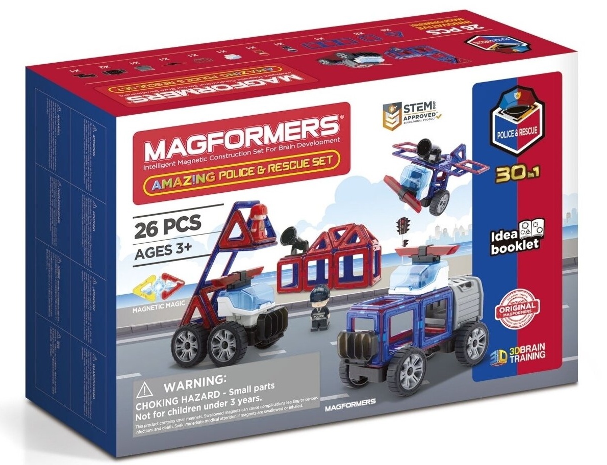 Конструктор Magformers Amazing Police Set (717001)   