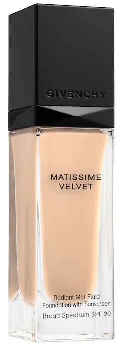 Fond de ten pentru față Givenchy Matissime Velvet Radiant SPF 20 01 Mat Porcelain 30ml