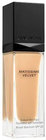 Fond de ten pentru față Givenchy Matissime Velvet Radiant SPF 20 3.5 Mat Vanilla 30ml