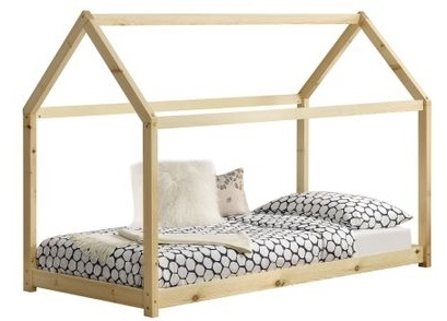 Pat copii MobiCasa Lia 90x200 Natur