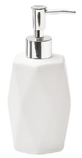 Dozator săpun lichid Tendance Rhombus White 330ml (44284)