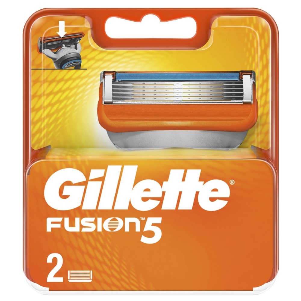 Кассеты для бритья Gillette Fusion 2psc