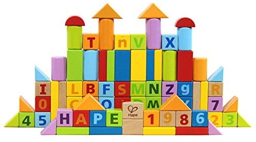 Cuburi Hape Wooden Blocks 80 pcs