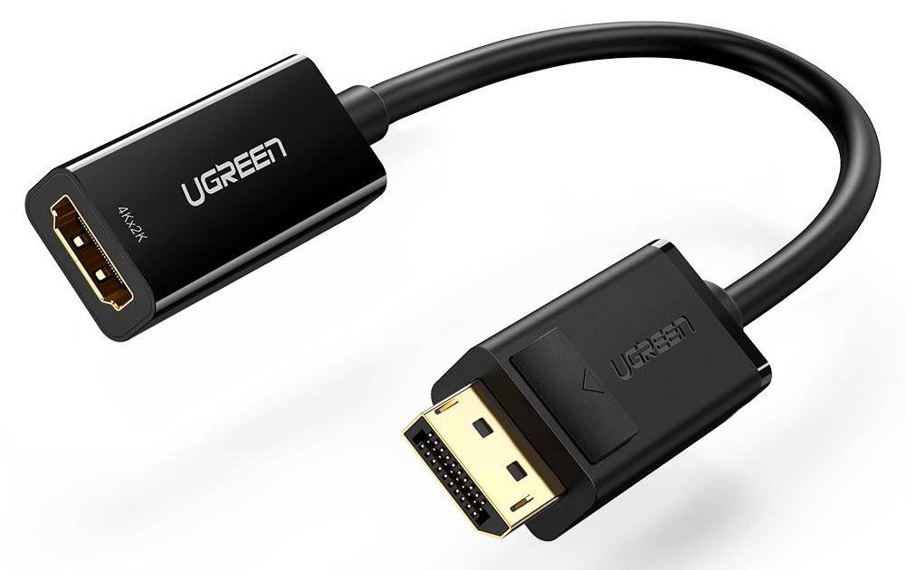 Переходник Ugreen DisplayPort to HDMI MM137 Black (40363)
