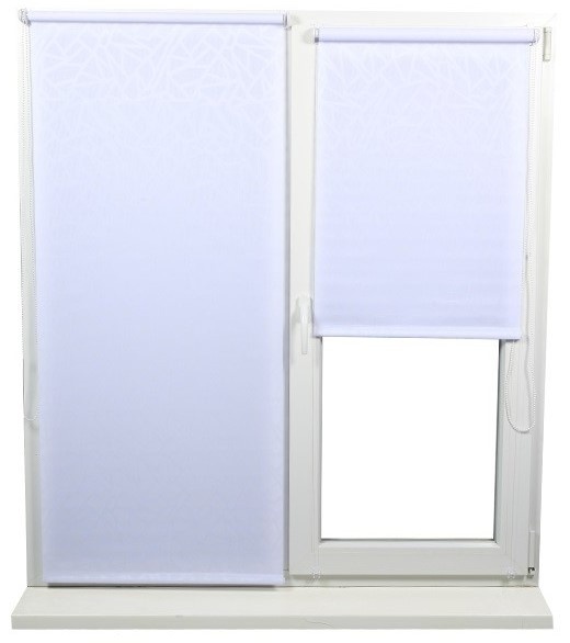 Рулонные шторы Dekora Crystal 2018 White 0.50x1.70m