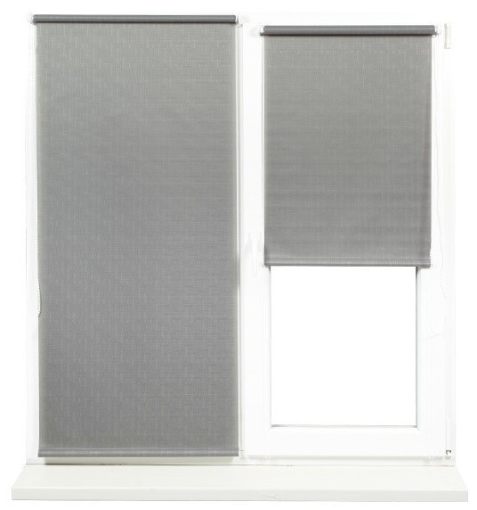 Рулонные шторы Dekora Shantung 519 Dark Grey 0.40x1.7m
