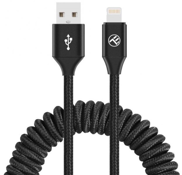 USB Кабель Tellur Lightning 3A 1.8m Black (TLL155396)