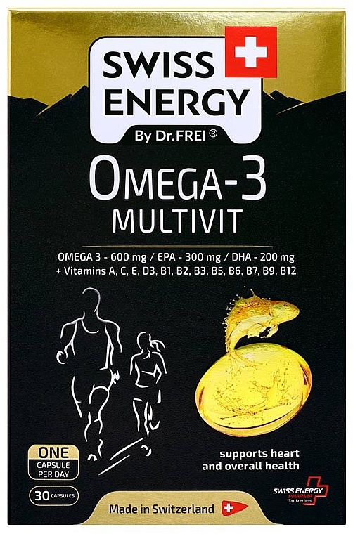 Vitamine Swiss Energy Omega-3 Multivit 30caps
