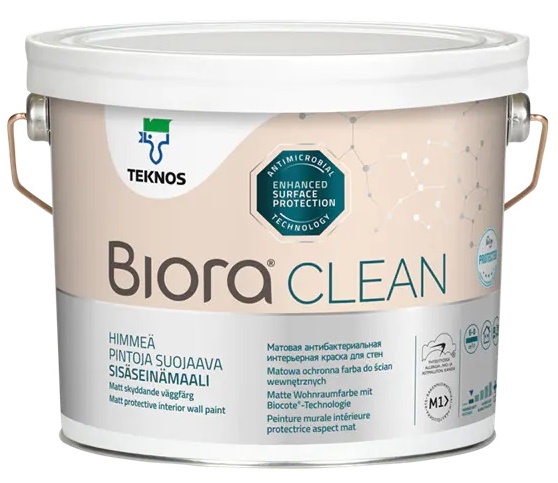 Краска Teknos Biora Clean 9L