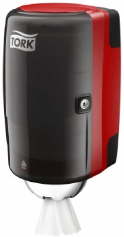 Диспенсер для бумаги Tork M1 Black/Red (658008)