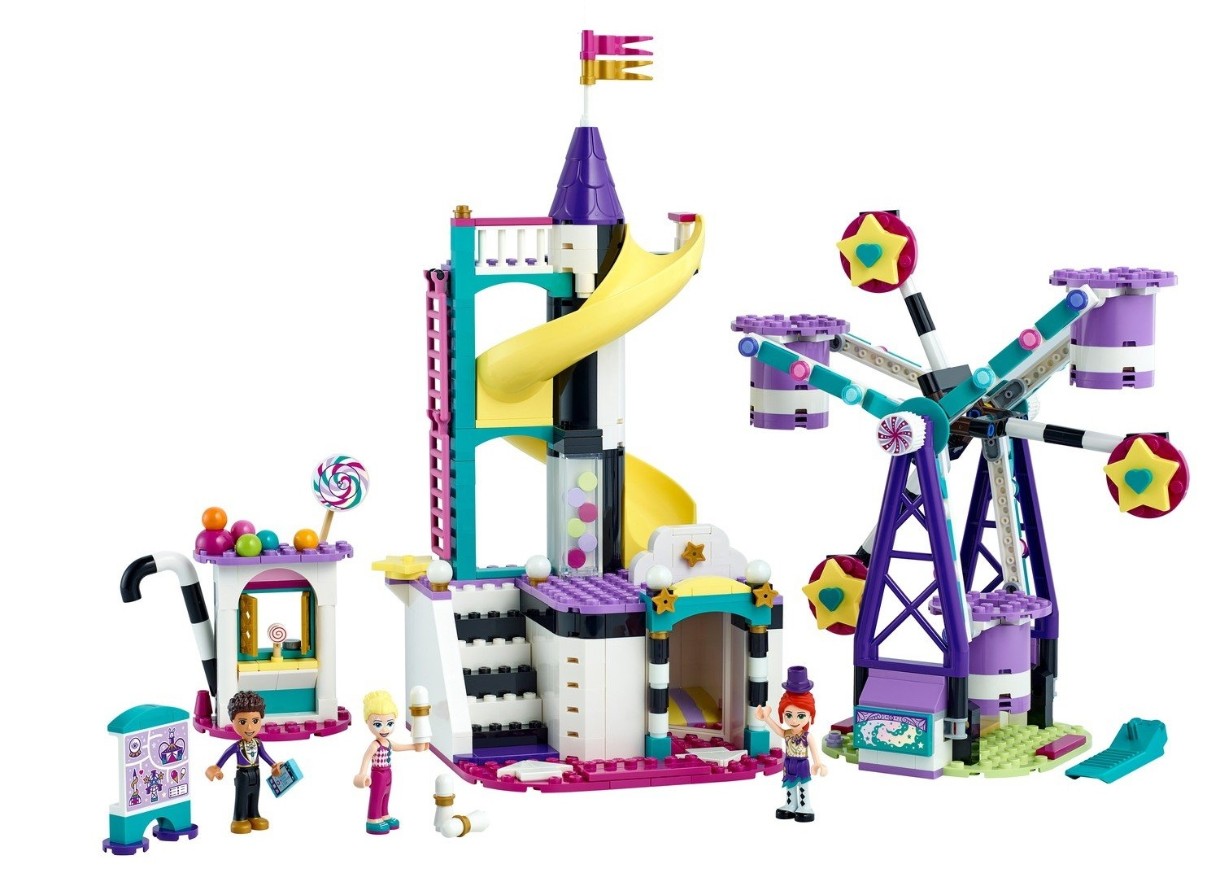 Set de construcție Lego Friends: Magical Ferris Wheel and Slide (41689)