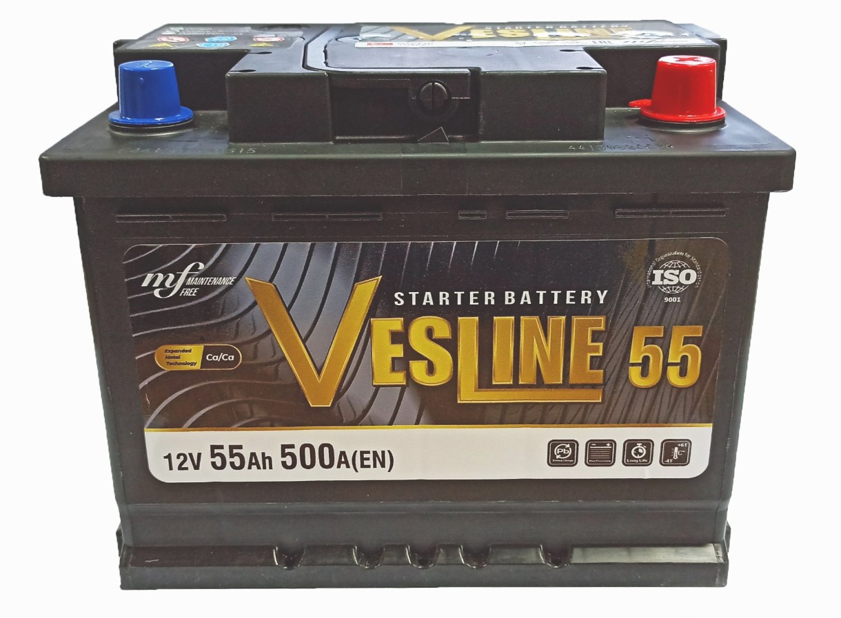 Автомобильный аккумулятор Vesline 55Ah (5502192)