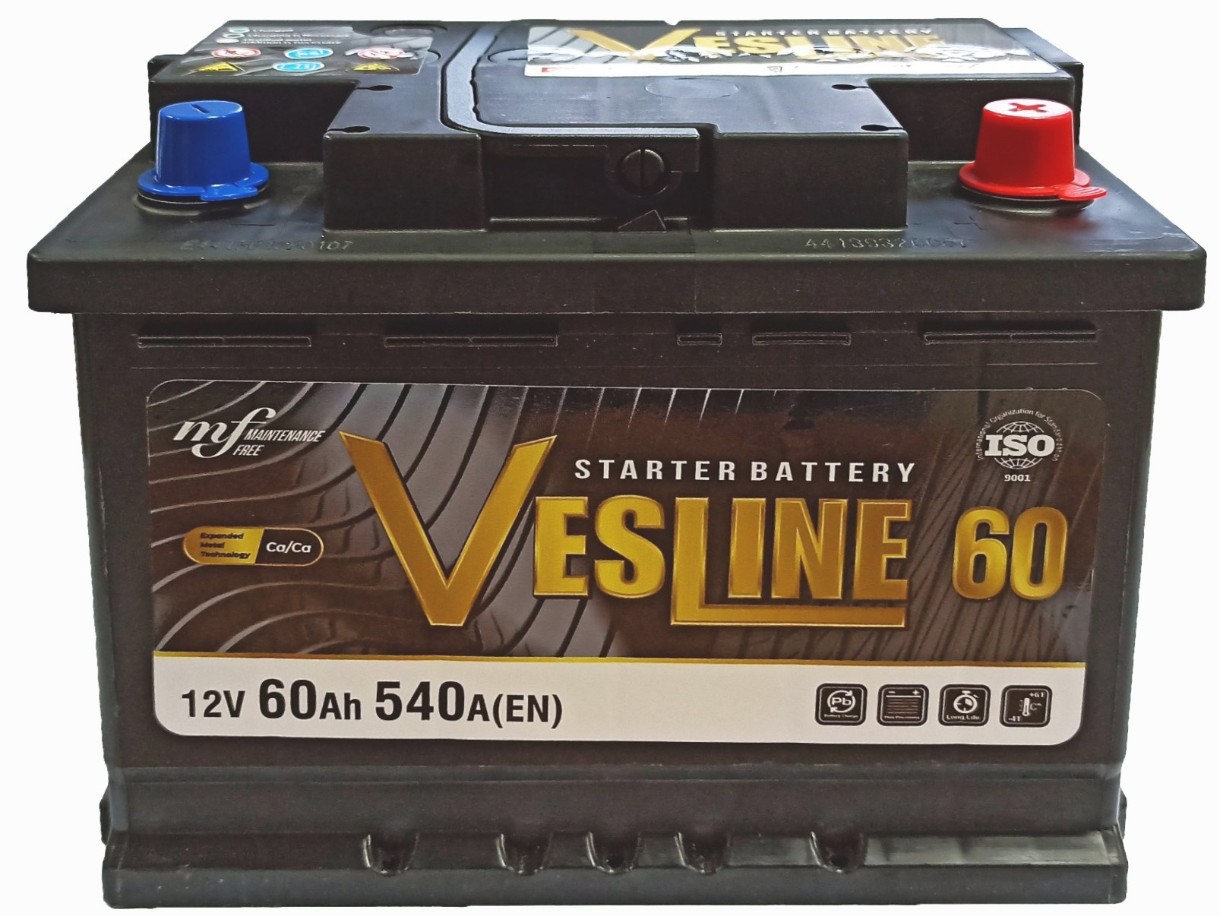 Автомобильный аккумулятор Vesline 60Ah (5602276)