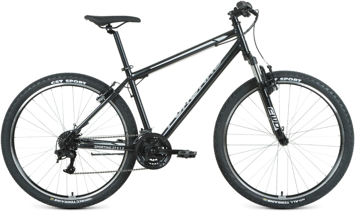 Bicicletă Forward Sporting 27.5 1.2 (2021) 17 Black/Silver
