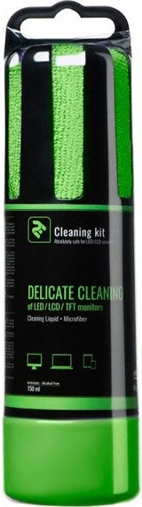 Set pentru curățare 2E Liquid for LED / LCD 150ml + Cloth Green (2E-SK150GR)
