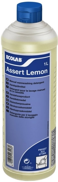 Средство для мытья посуды Ecolab Assert Lemon 1L (9030110)