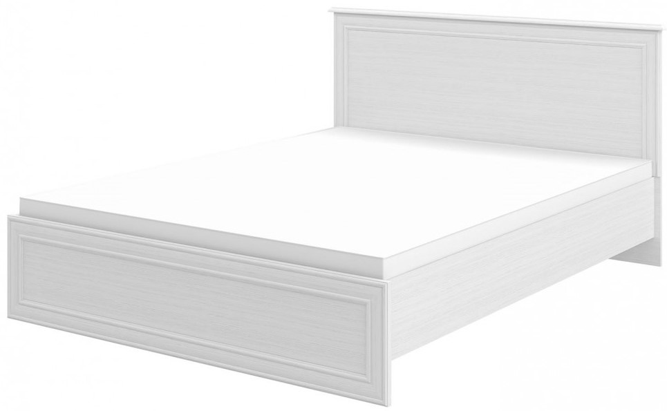 Кровать Неман Юнона МН-132-01-140 Белый Текстурный