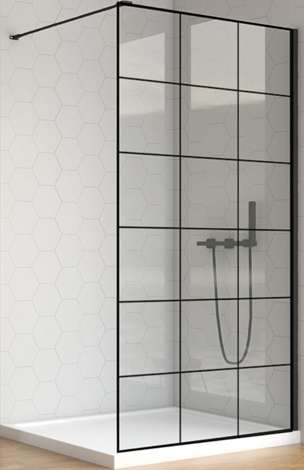 Paravan de duș New Trendy Black D-0196B 90x200 (16085)