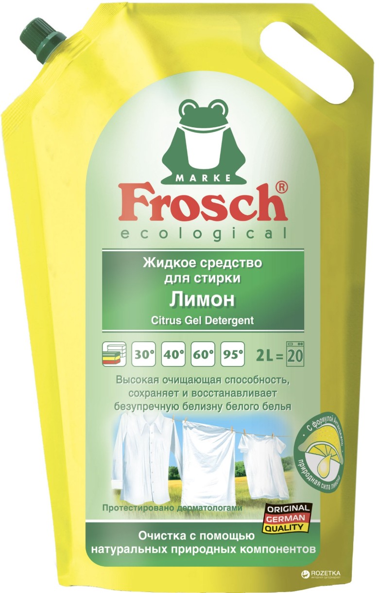 Гель для стирки Frosch Sensitive Aloe Vera 5L