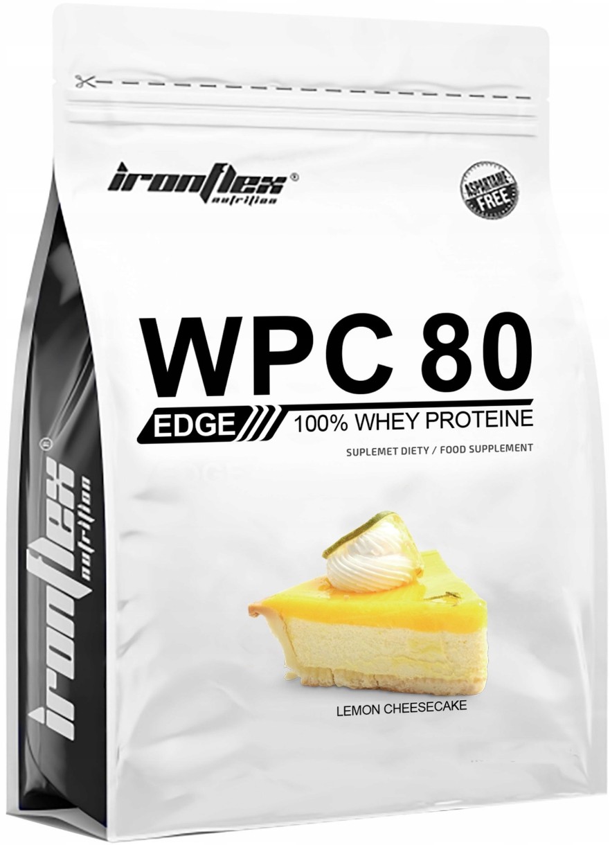 Протеин IronFlex WPC80 EDGE Lemon Cheesecake 2270g