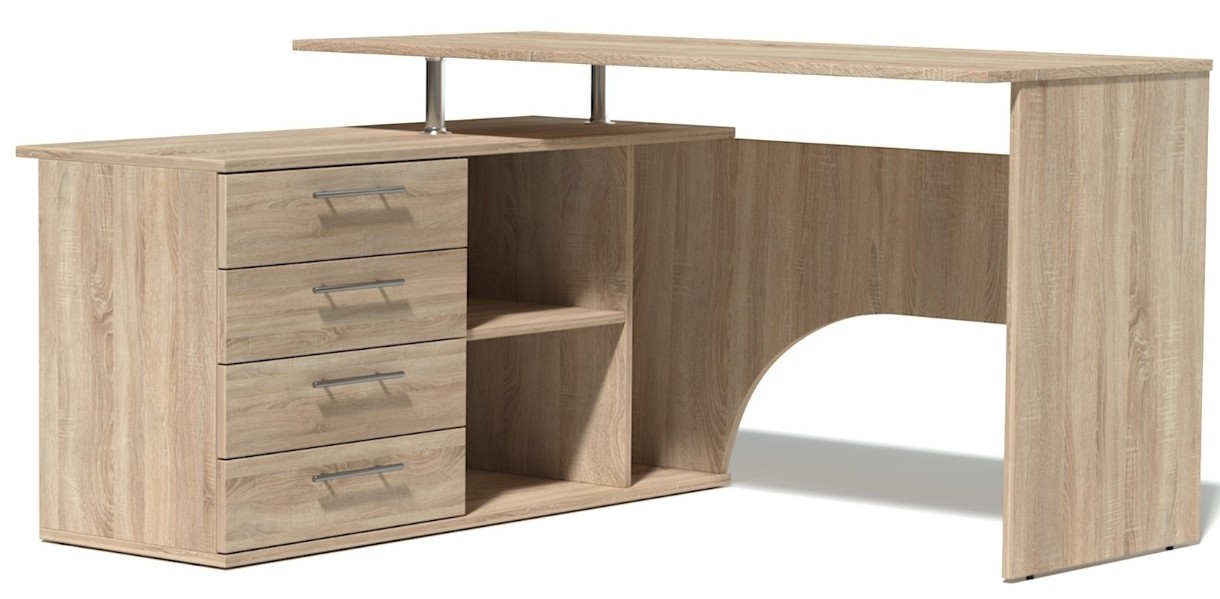 Masa de birou Fabrik Home CK 01 Stejar Sonoma Stânga