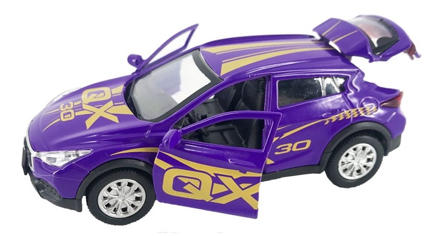 Машина Technopark Glamcar - Infiniti QX30 Purple