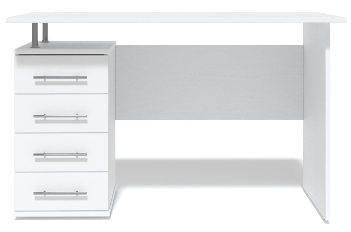 стол письменный ясень белый