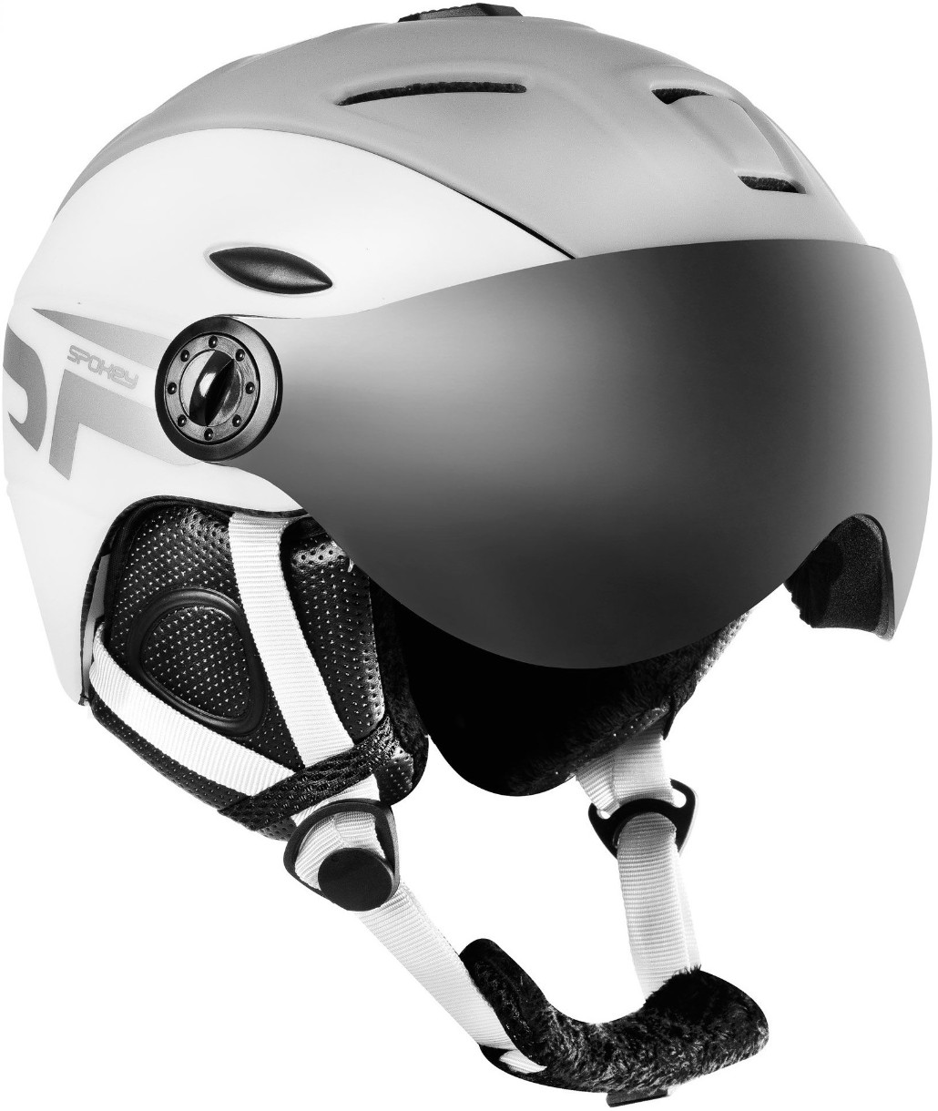 Горнолыжный шлем Spokey Montana White Grey M (926552) 
