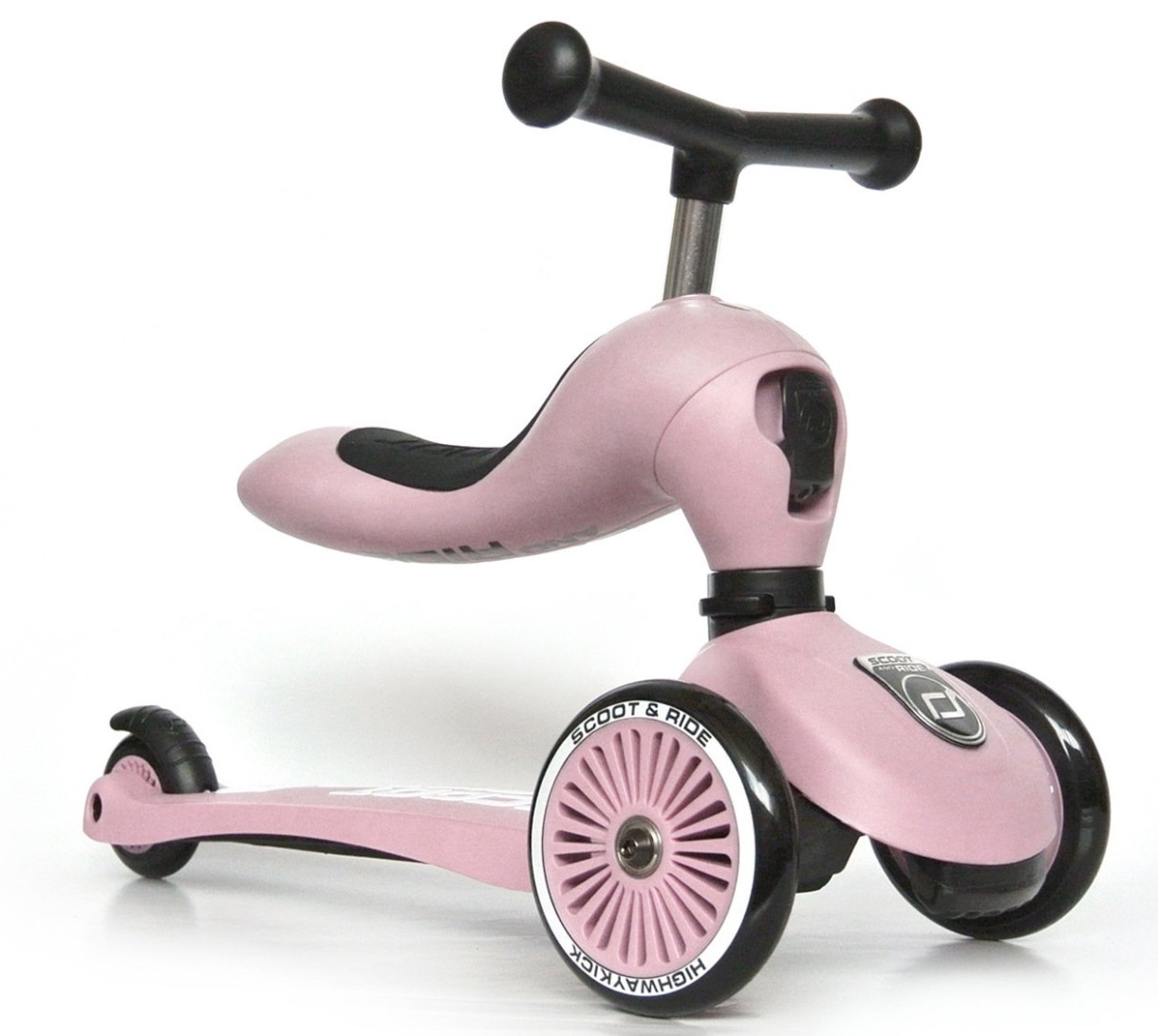 Trotinetă Scoot and Ride 2in1 HighwayKick 1 Rose (96270)