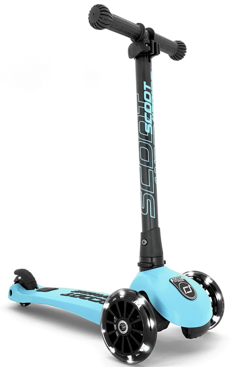 Trotinetă Scoot and Ride HighwayKick 3 Blueberry LED (96356)