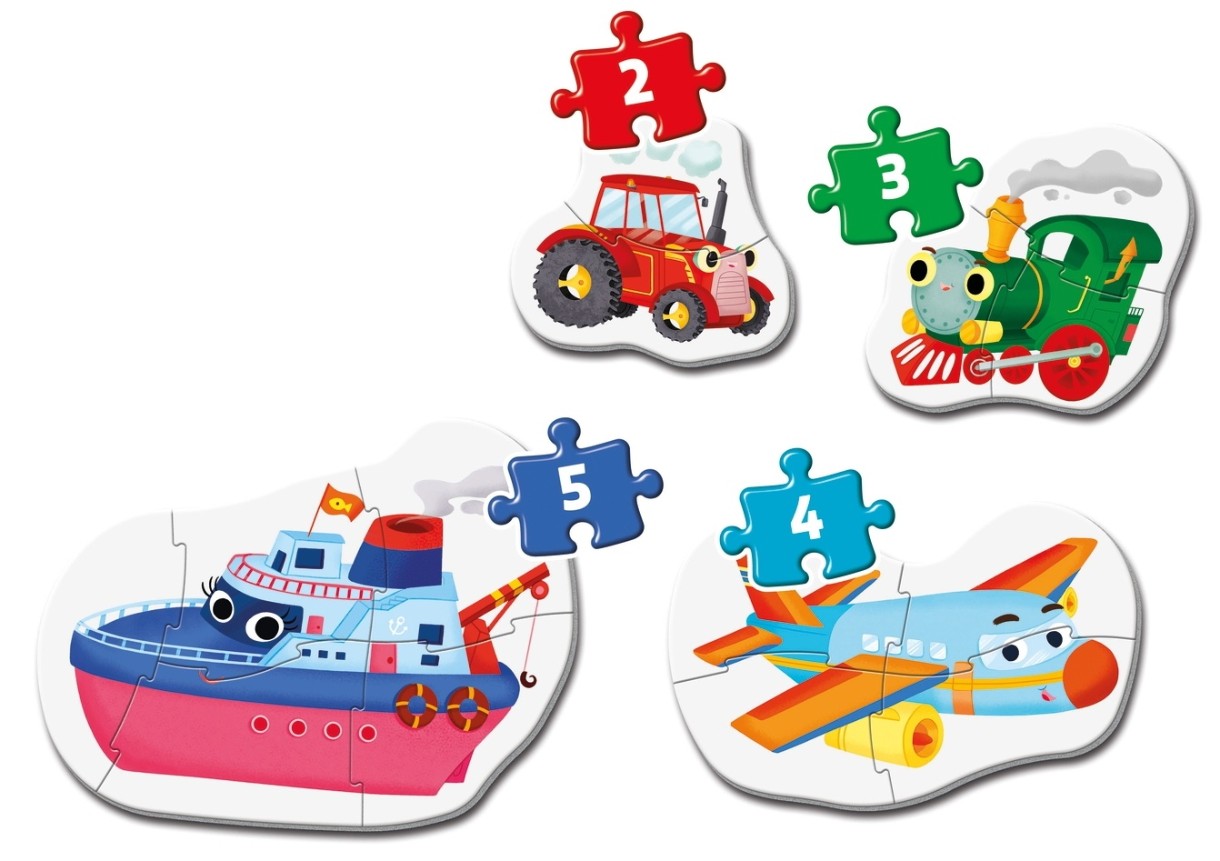 Puzzle Clementoni 4in1 Means of Transport (20811)