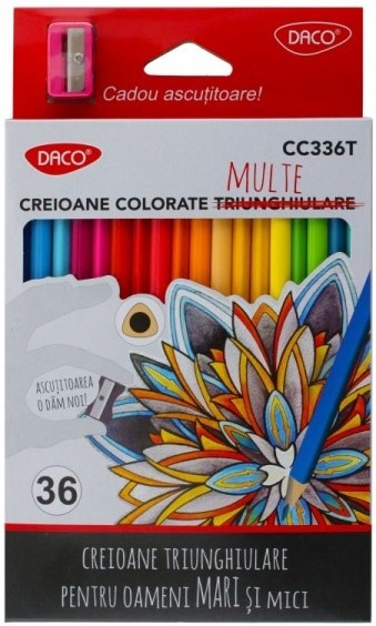 Набор цветных карандашей Daco 36pcs (CC336T)